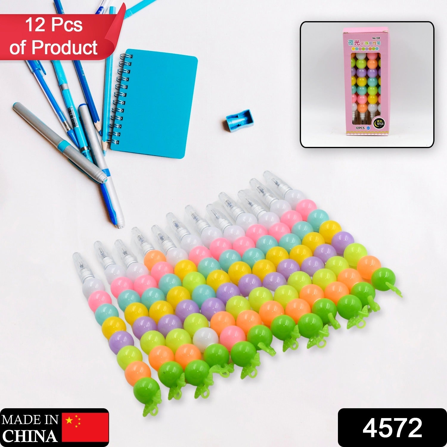 4572 Stylish Pearls Pen Plastic Moti Non-Sharpening Design Pen Multicolor Pearls Moti Gel Pen, Fancy Designer Attractive Gel Pen for Kids Pack of (12 Pc Set ) 4572 Stylish Pearls Pen Plastic Moti Non-Sharpening Design Pen Multicolor Pearls Moti Gel Pen, Fancy Designer Attractive Gel Pen for Kids Pack of (12 Pc Set )